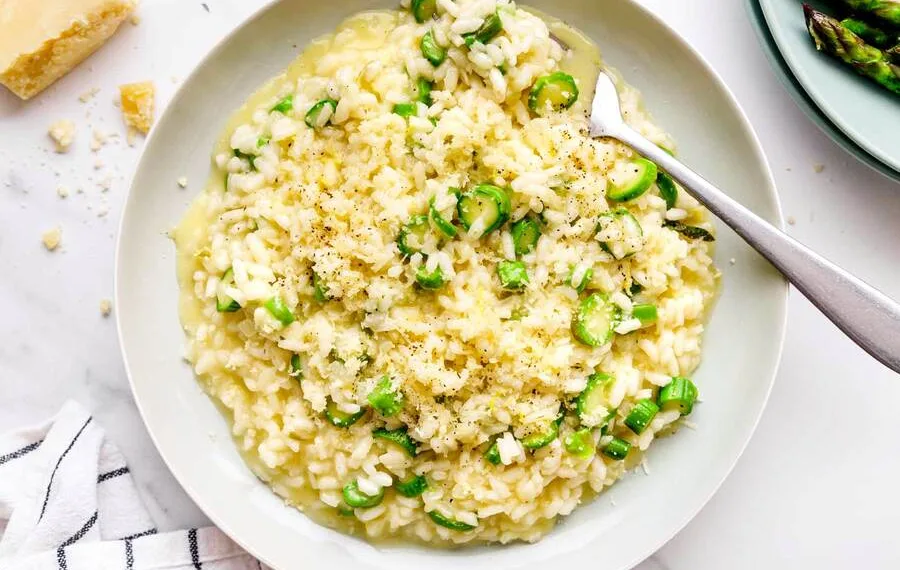 Risoto de espargos
