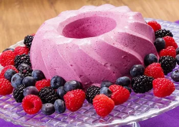 Bavaroise de frutos vermelhos