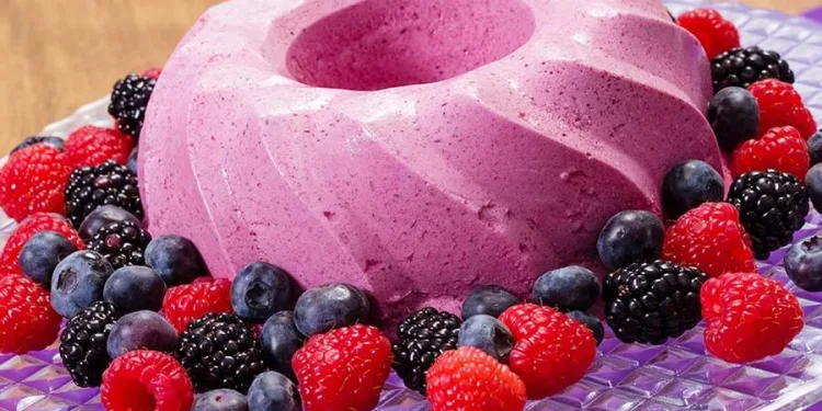 Bavaroise de frutos vermelhos