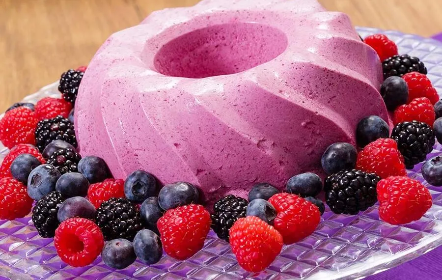 Bavaroise de frutos vermelhos