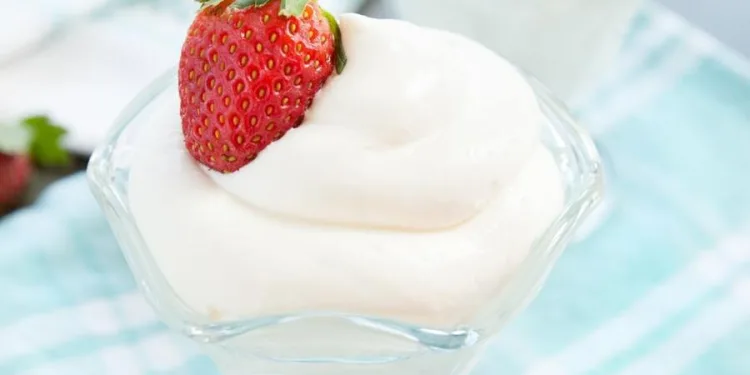 Mousse de queijo creme