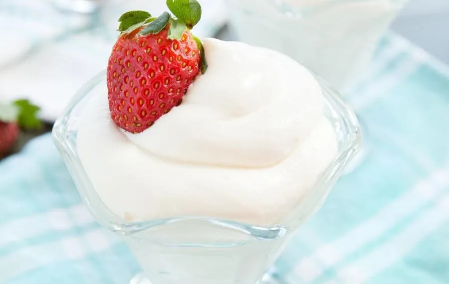 Mousse de queijo creme