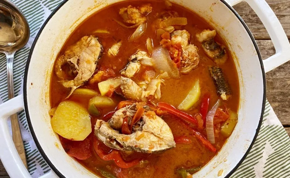 Caldeirada de peixe à moda de Aveiro