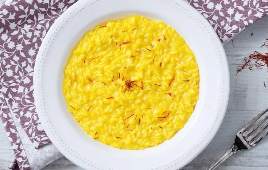 Risoto de açafrão