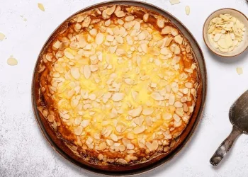 Tarte de gila e amêndoa
