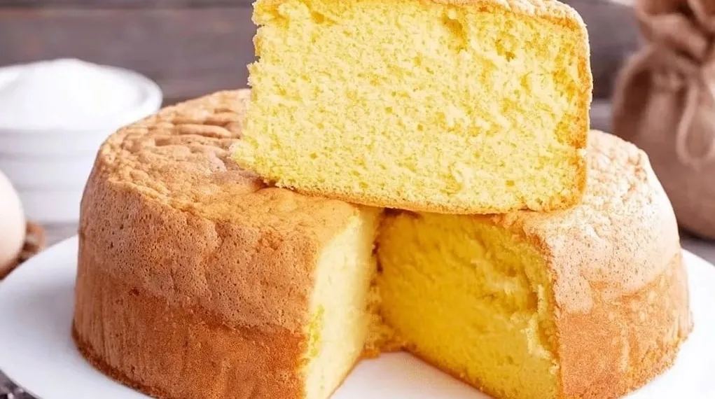 Bolo de baunilha