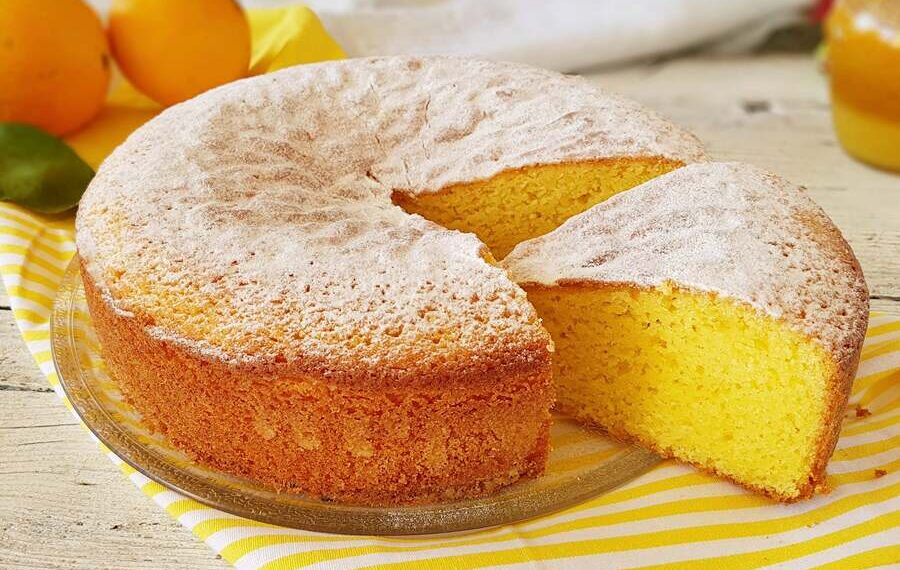 Bolo de laranja e limão