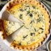 Quiche de espinafres e requeijão