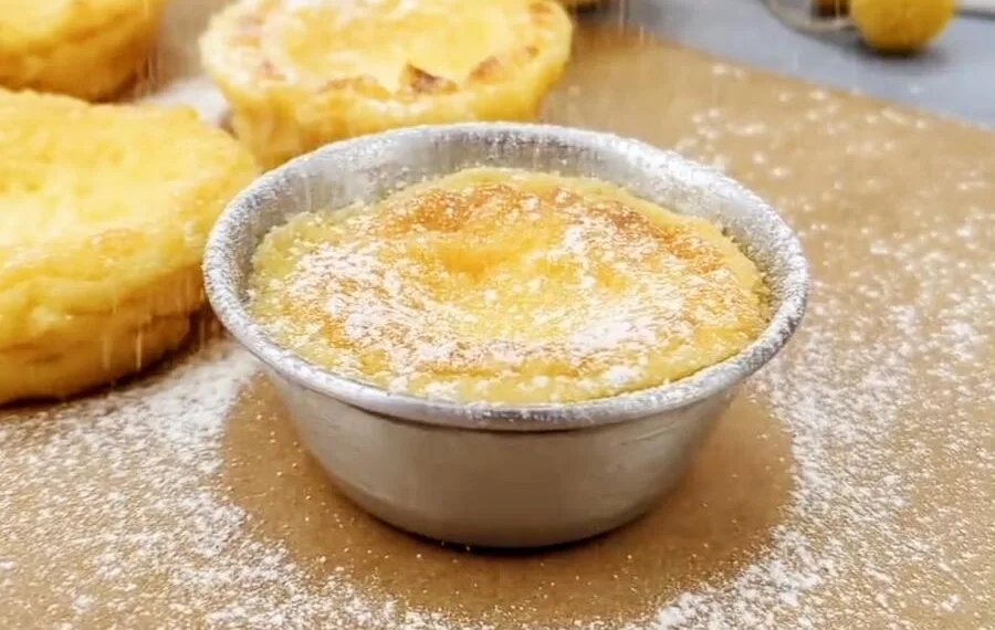 Queijada de leite à portuguesa