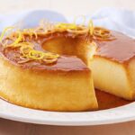 Pudim de laranja e coco simples e fácil