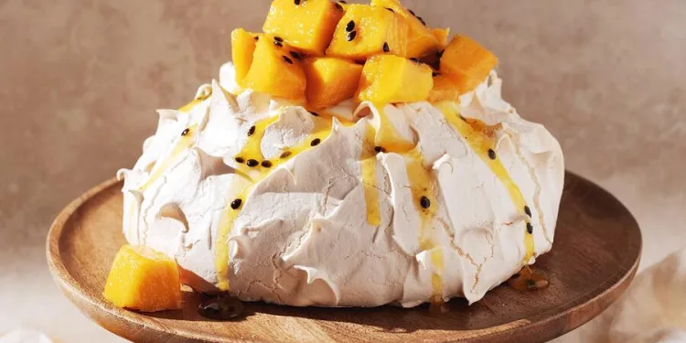 Pavlova de maracujá