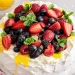 Pavlova de frutos vermelhos