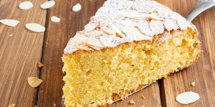 Bolo de laranja com amêndoa
