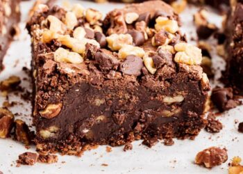 Chocolate com nozes artesanal simples e fácil