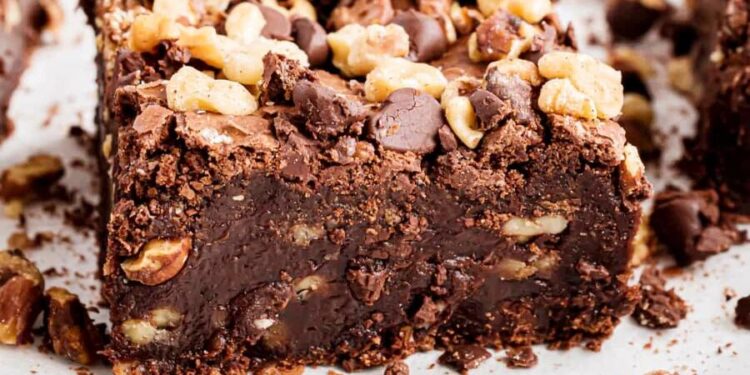 Chocolate com nozes artesanal simples e fácil