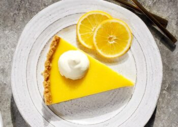 Tarte de iogurte e limão