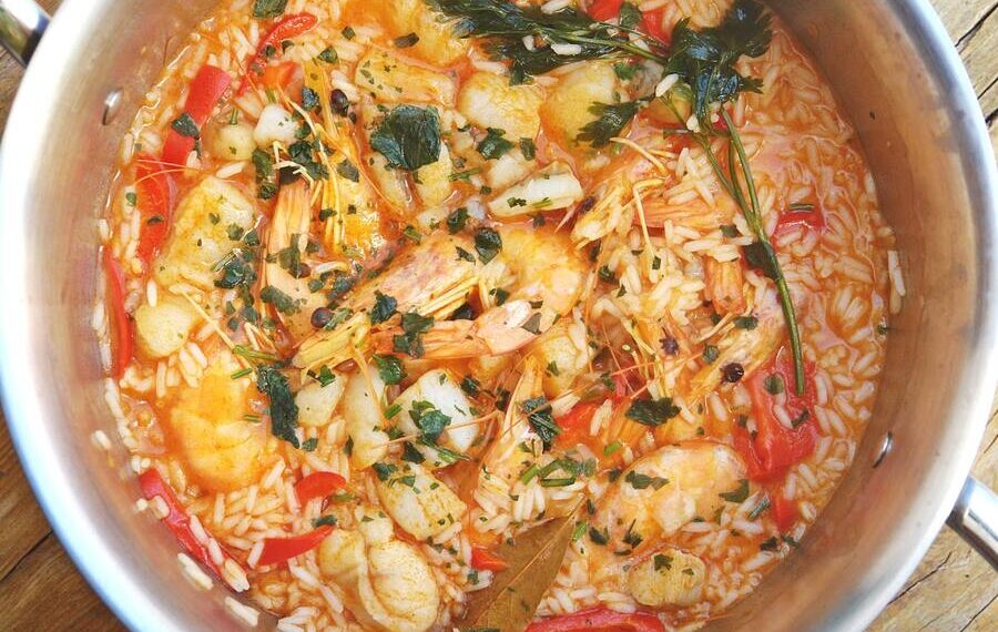 Arroz de tamboril simples e fácil