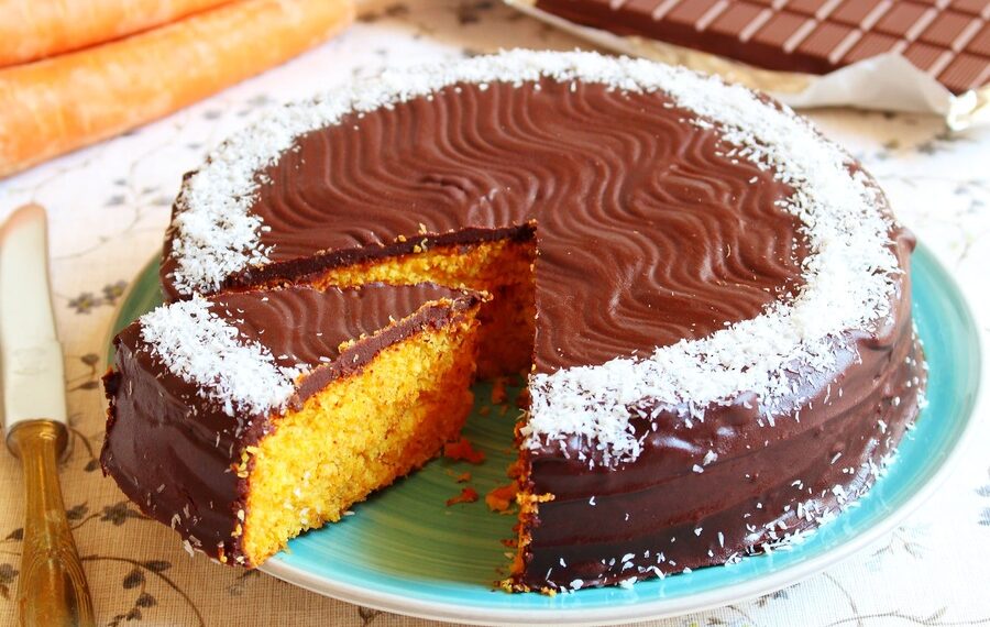 Bolo de cenoura fofo