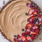 Tarte de iogurte e chocolate