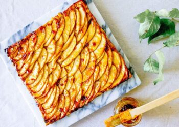 Tarte de iogurte e maçã