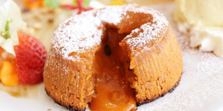 Petit gateau de caramelo