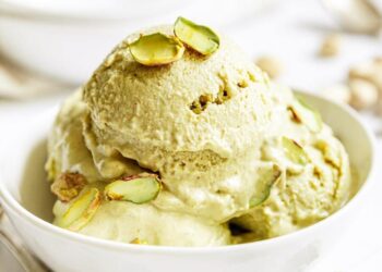 Gelado de pistácio