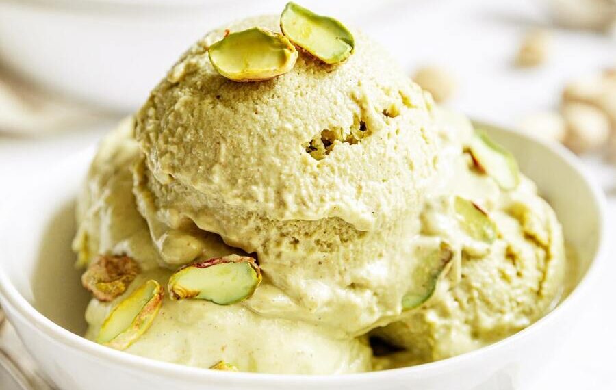 Gelado de pistácio