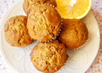 Queques de cenoura e laranja