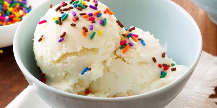 Gelado de iogurte grego