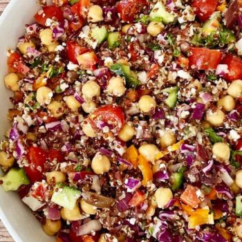 Salada de quinoa