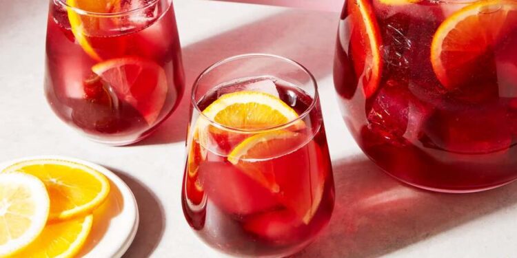 Sangria com Vinho do Porto