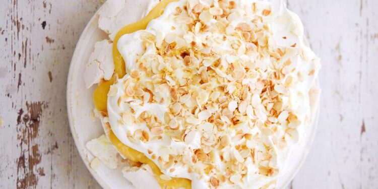 Pavlova de limão
