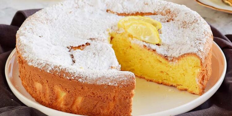 Bolo de iogurte com limão