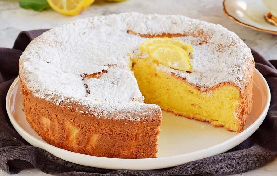 Bolo de iogurte com limão