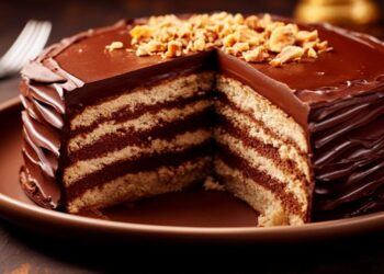 Bolo de bolachas de chocolate