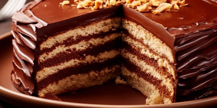 Bolo de bolachas de chocolate