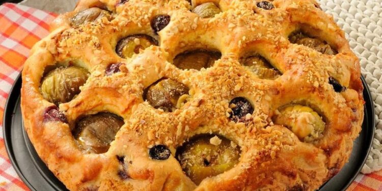 Bolo de figo com nozes