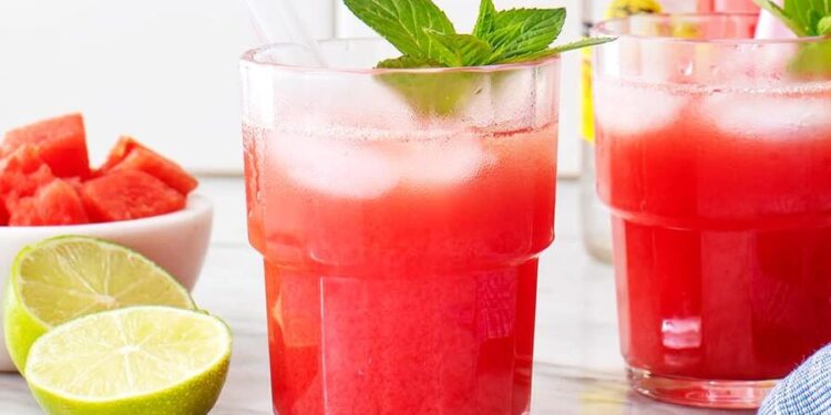 Sumo natural de melancia