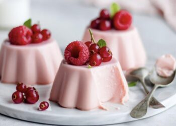 Panna Cotta de framboesa