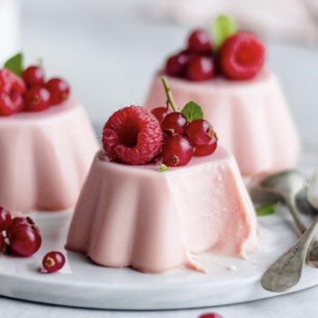 Panna Cotta de framboesa