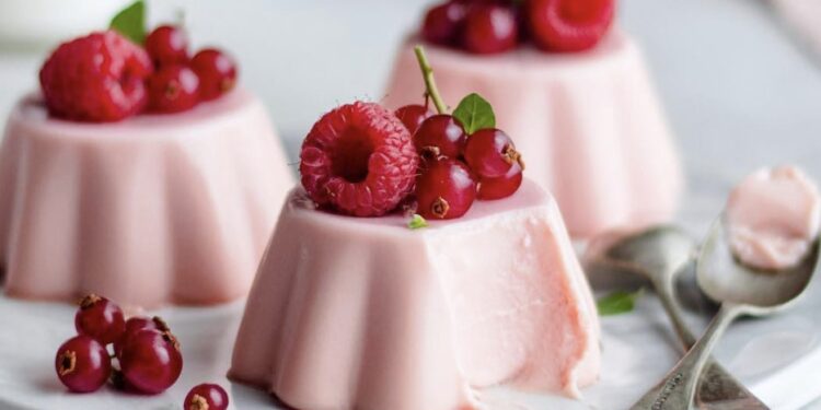 Panna Cotta de framboesa