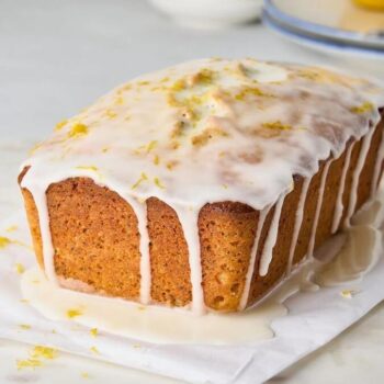 Bolo de limão com glace