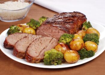 Maminha no forno ao alho