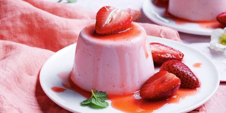 Panna Cotta de morango