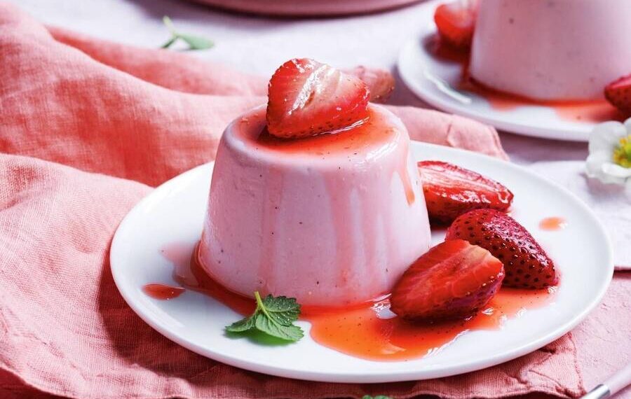 Panna Cotta de morango