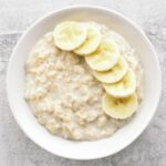Papas de aveia com banana