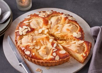 Tarte de maçã com gengibre