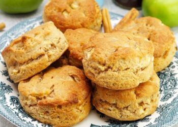 Scones de maçã e canela