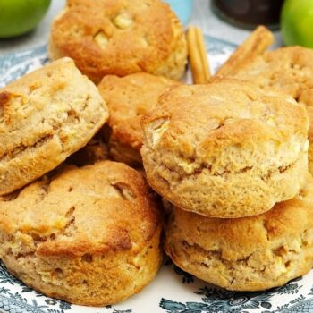 Scones de maçã e canela