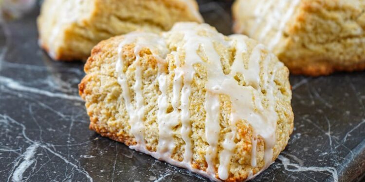 Scones de baunilha